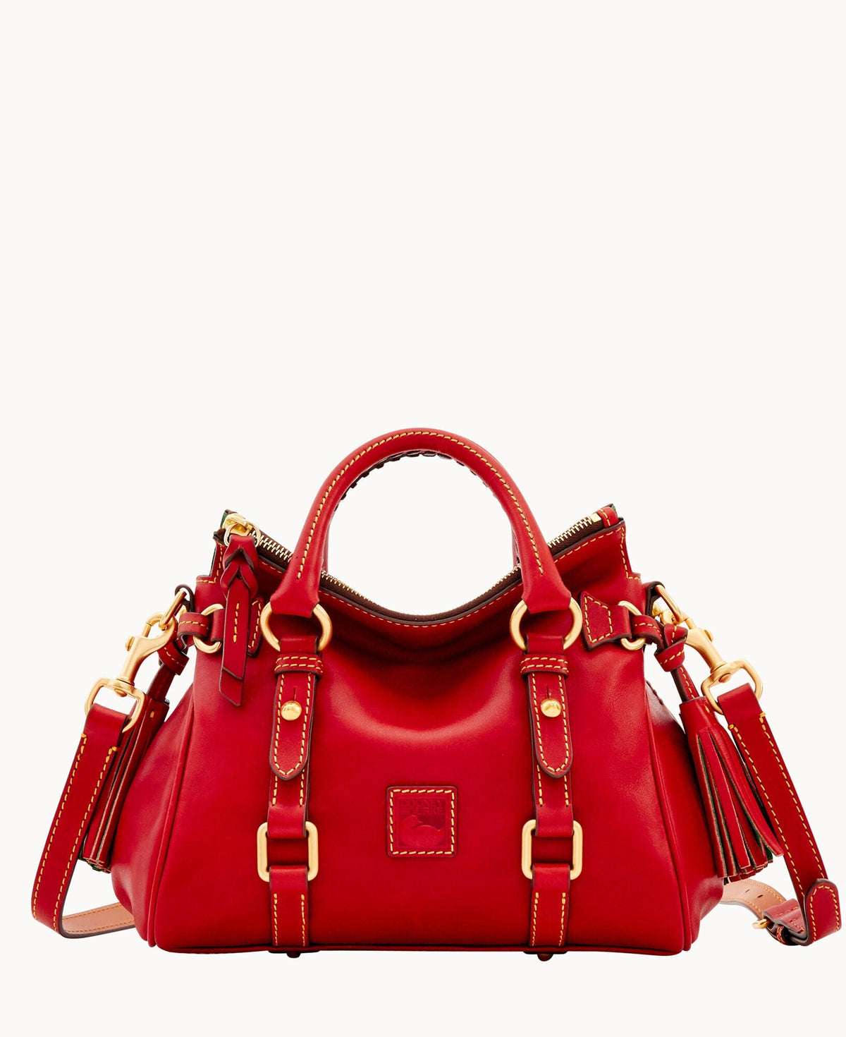Florentine Micro Satchel - Red