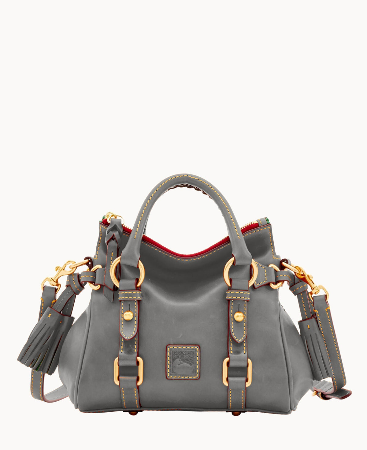Florentine Nano Satchel - Charcoal