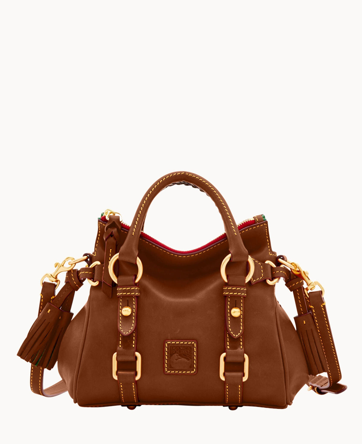 Florentine Nano Satchel - Chestnut