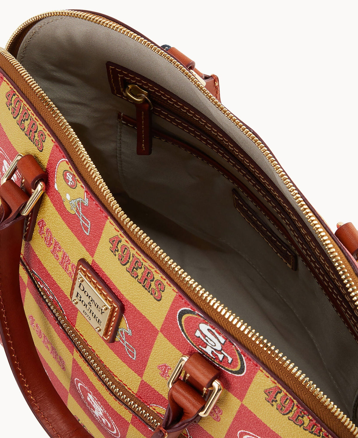 NFL 49ERS Domed Zip Satchel - Image 3