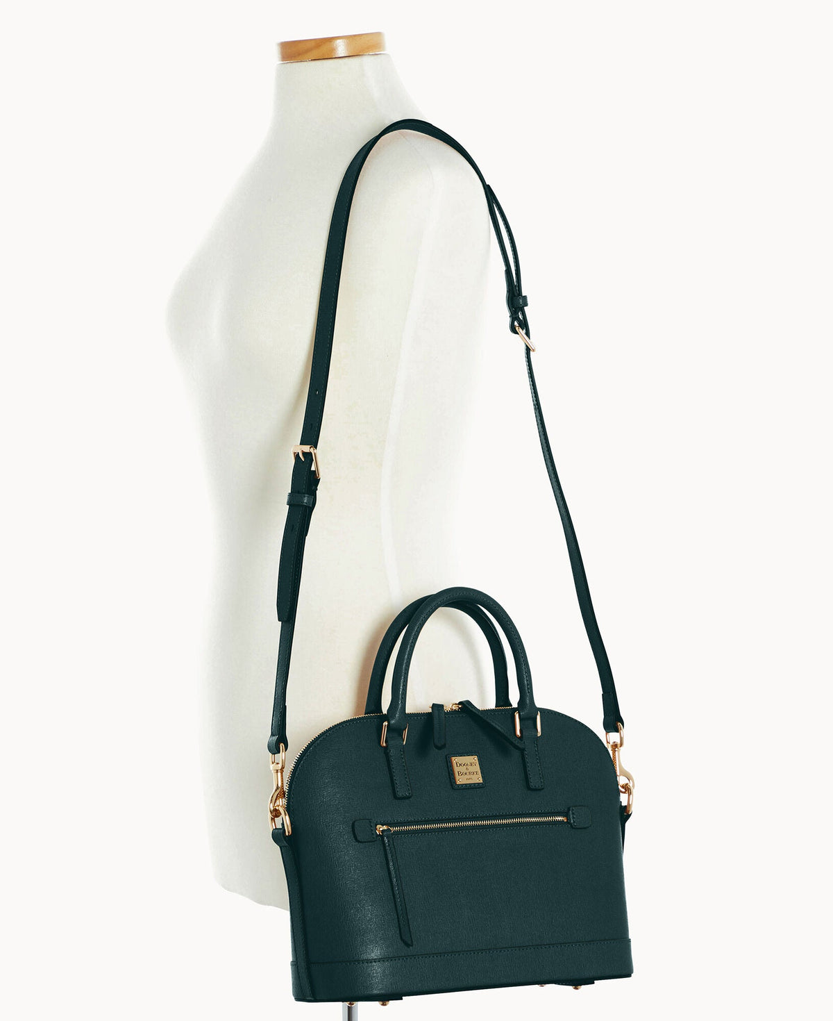 Saffiano Domed Zip Satchel - Image 53