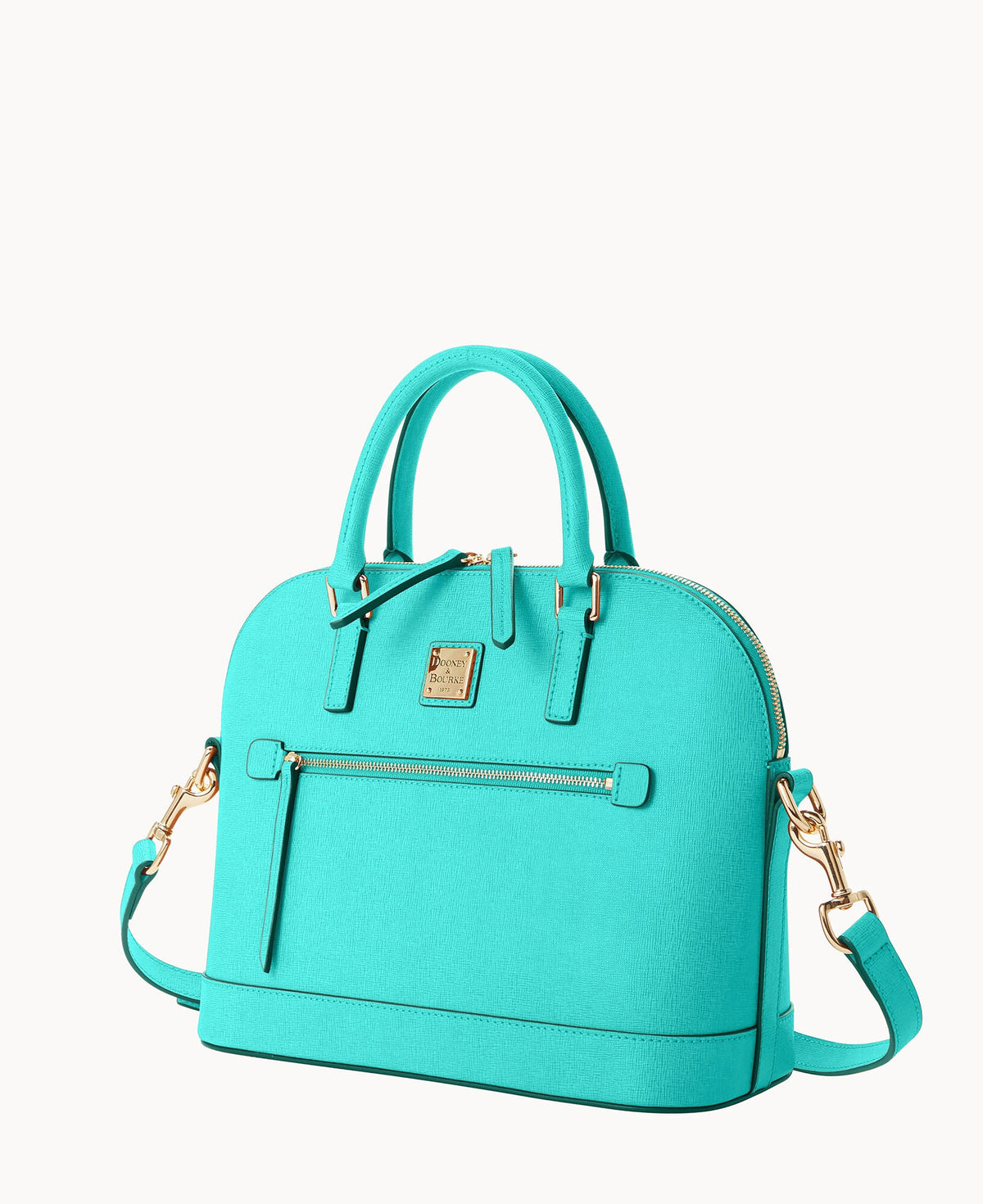 Saffiano Domed Zip Satchel - Image 55