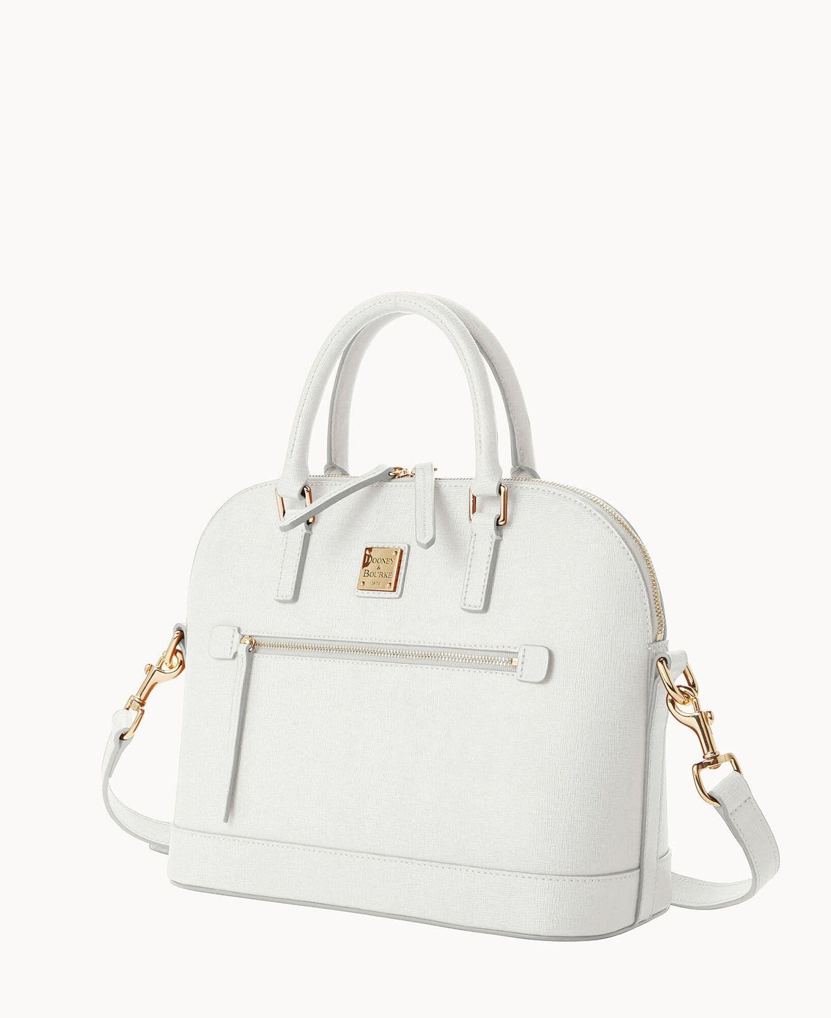 Saffiano Domed Zip Satchel - Image 59