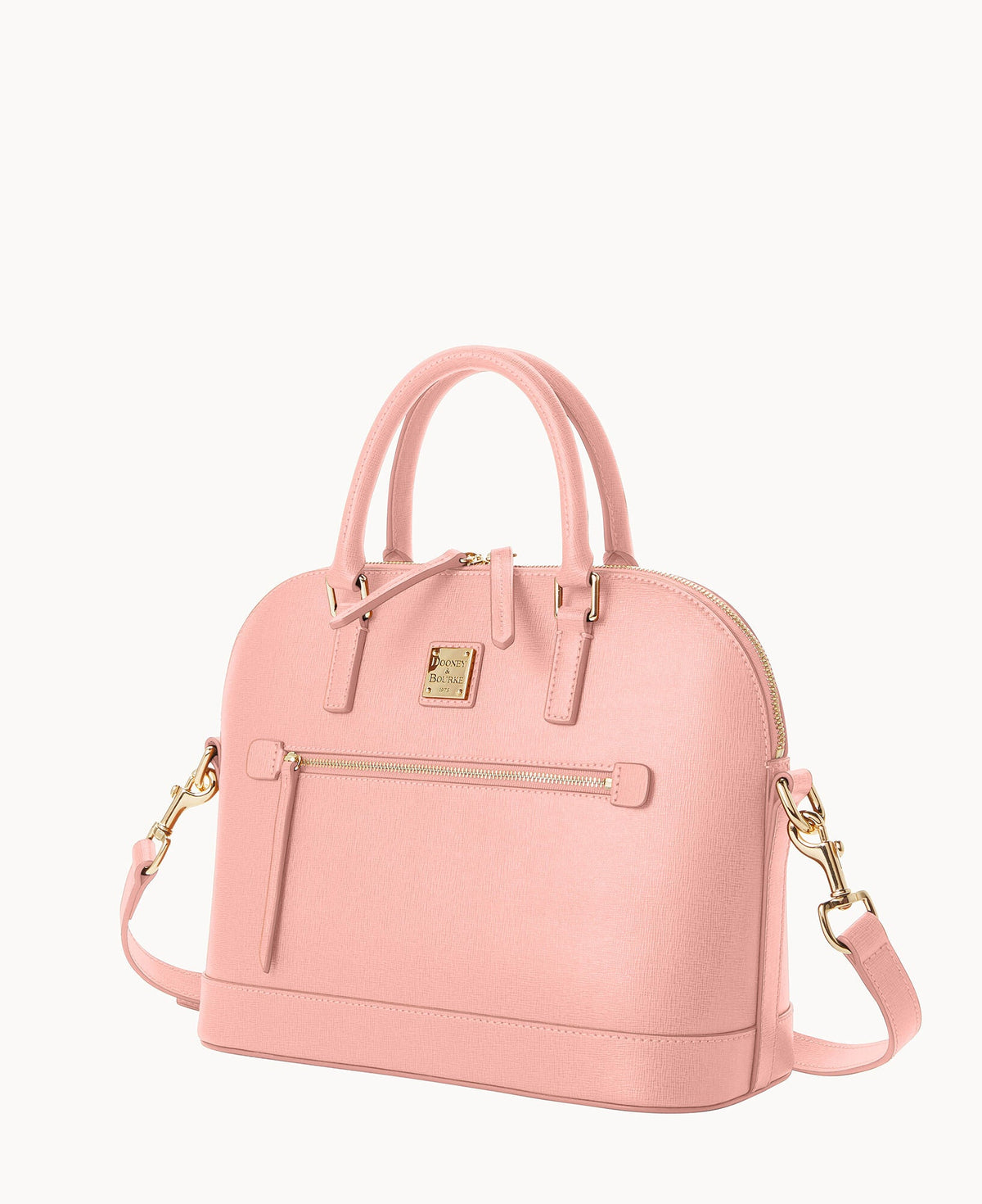 Saffiano Domed Zip Satchel - Image 63