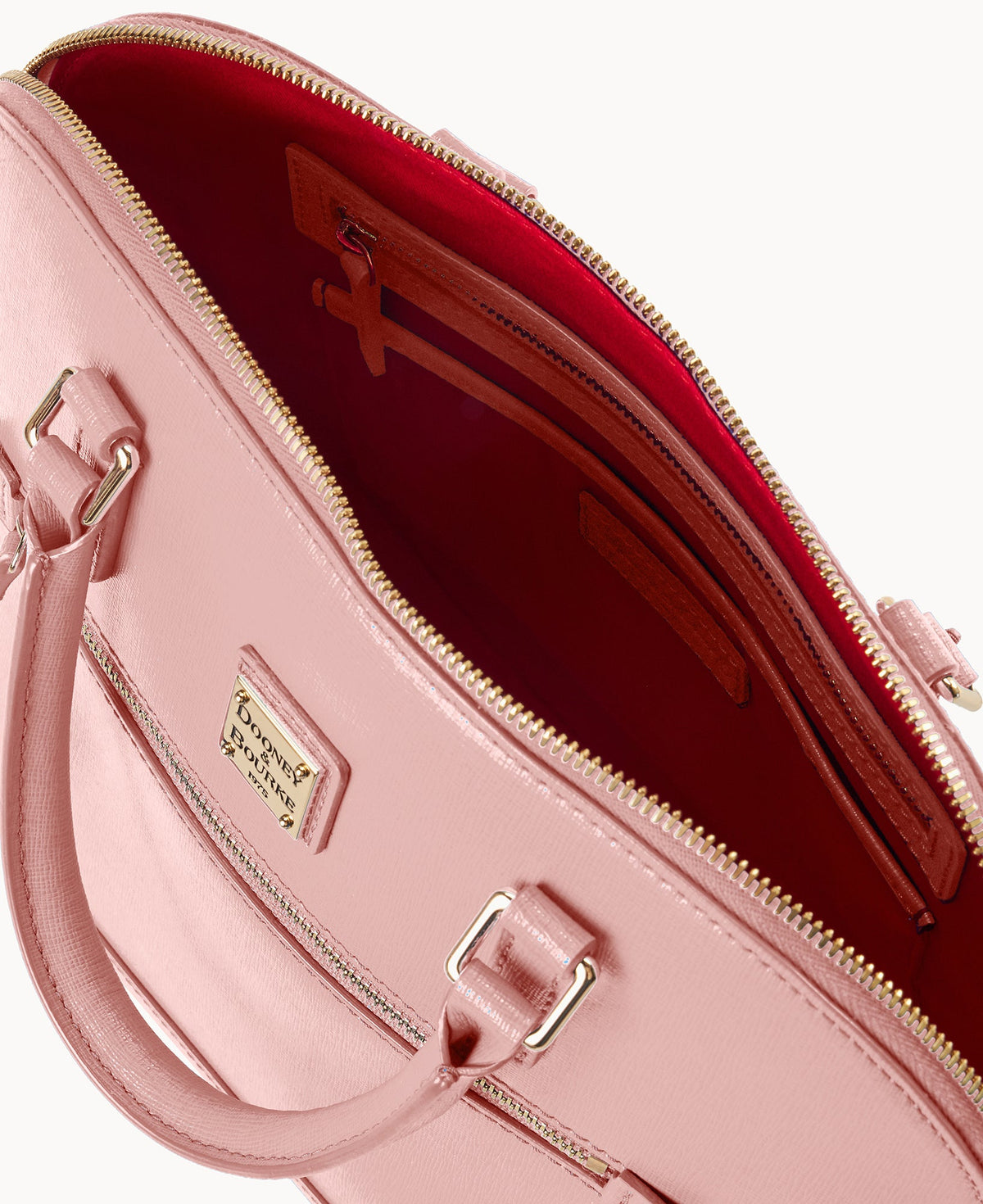 Saffiano Domed Zip Satchel - Image 64