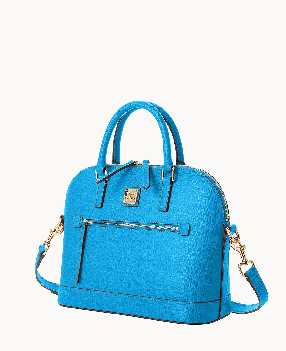 Saffiano Domed Zip Satchel - Image 71