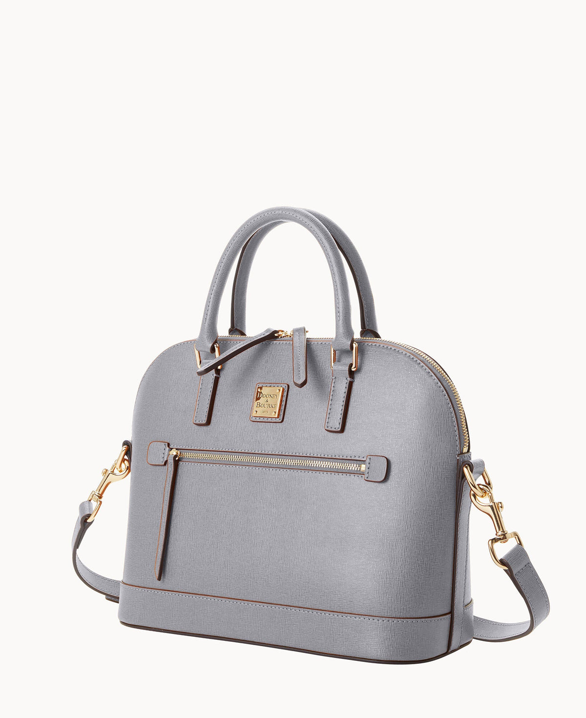 Saffiano Domed Zip Satchel - Image 78