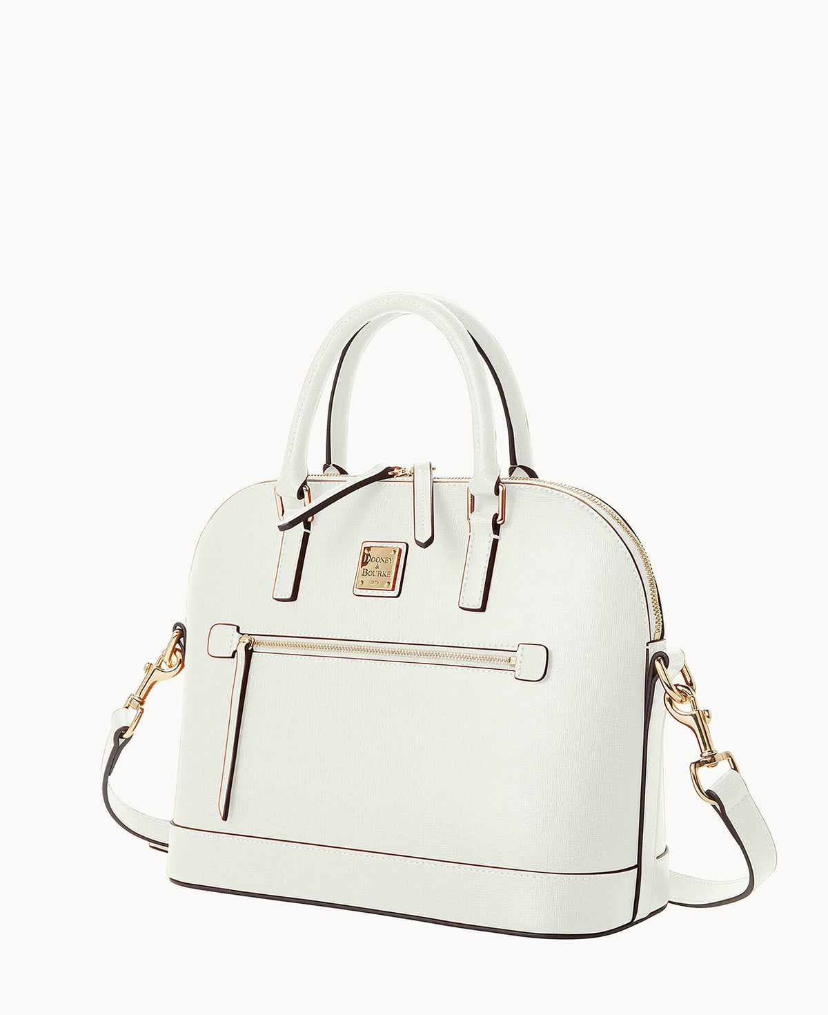 Saffiano Domed Zip Satchel - Image 85