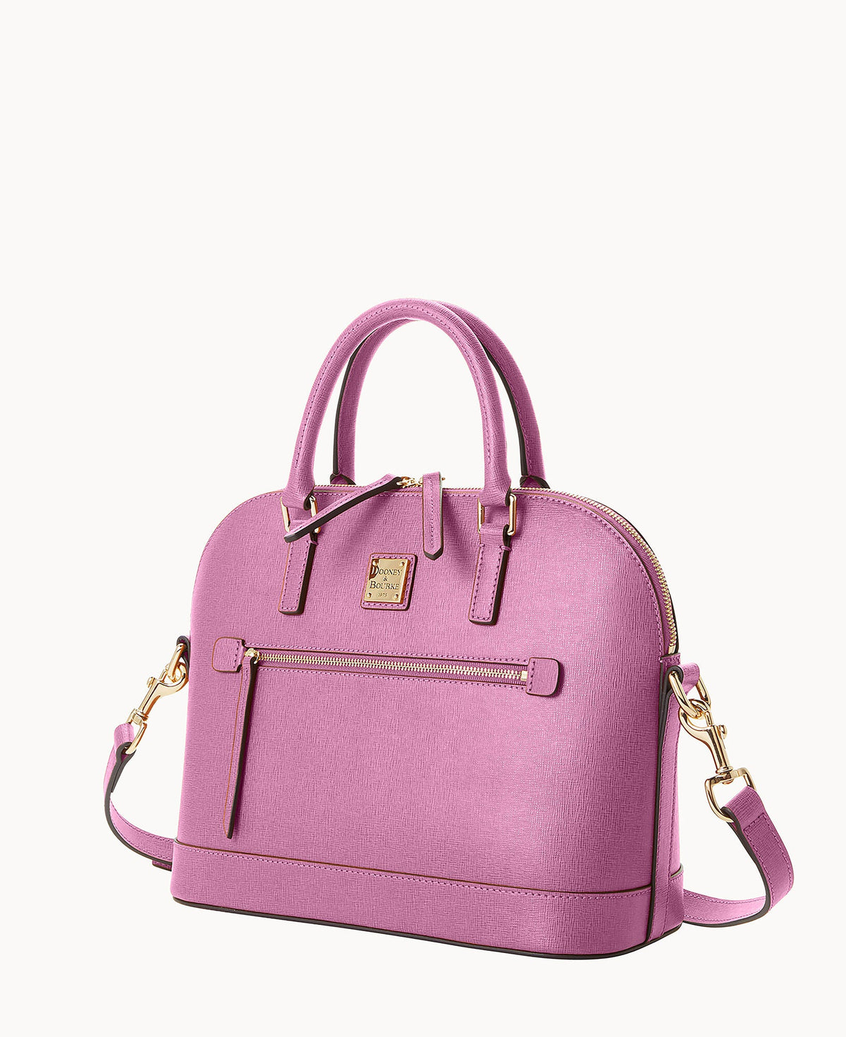 Saffiano Domed Zip Satchel - Image 89
