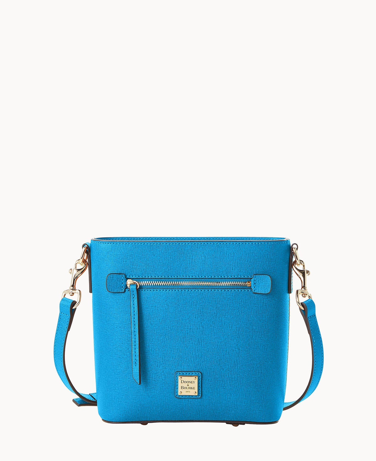 Saffiano Small Zip Crossbody - Royal Blue