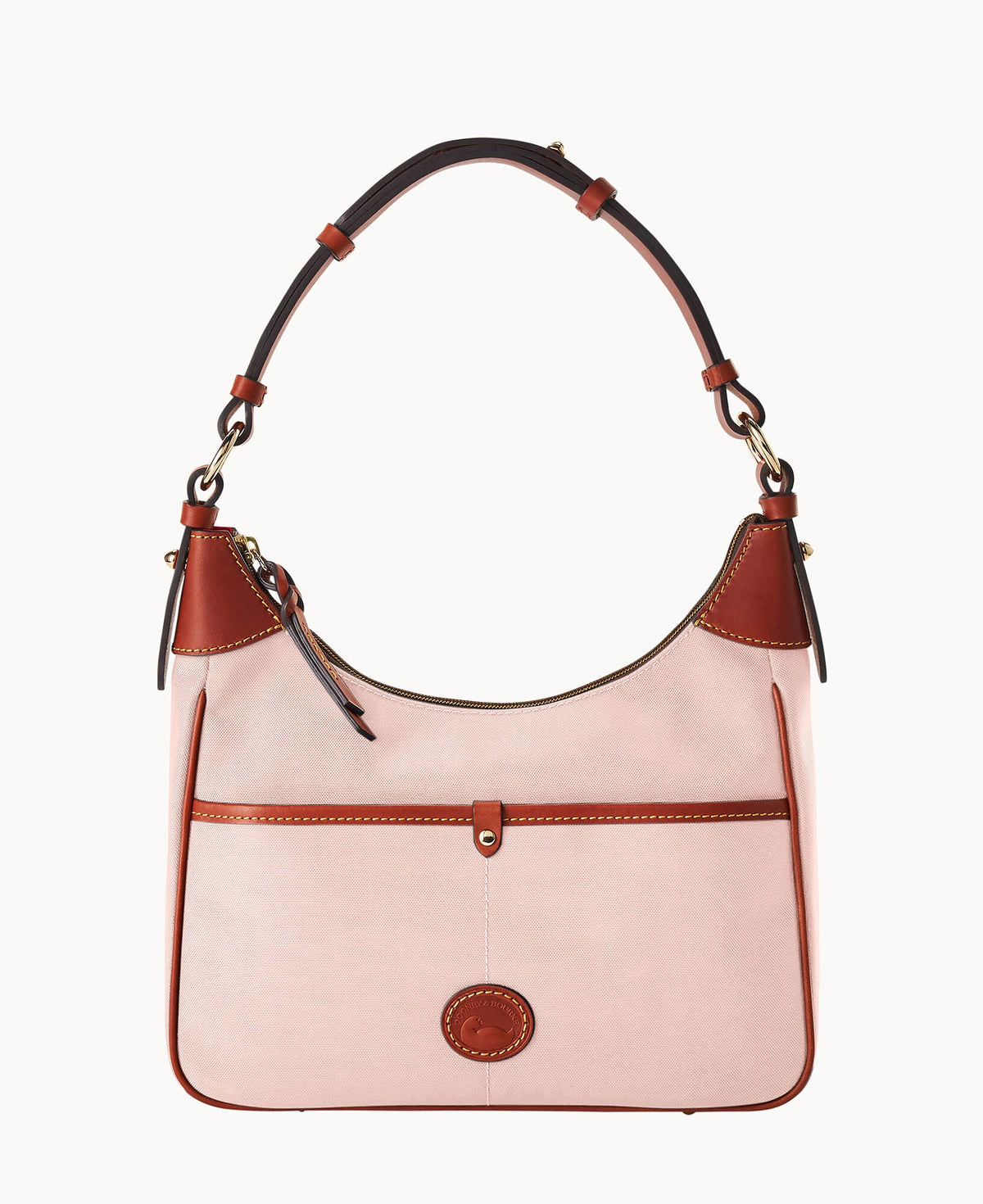 Nylon Small Rebecca Hobo - Blush