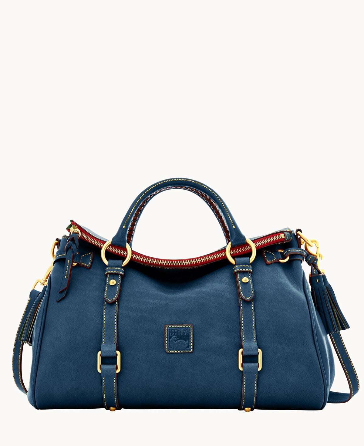 Florentine Large Satchel - Denim