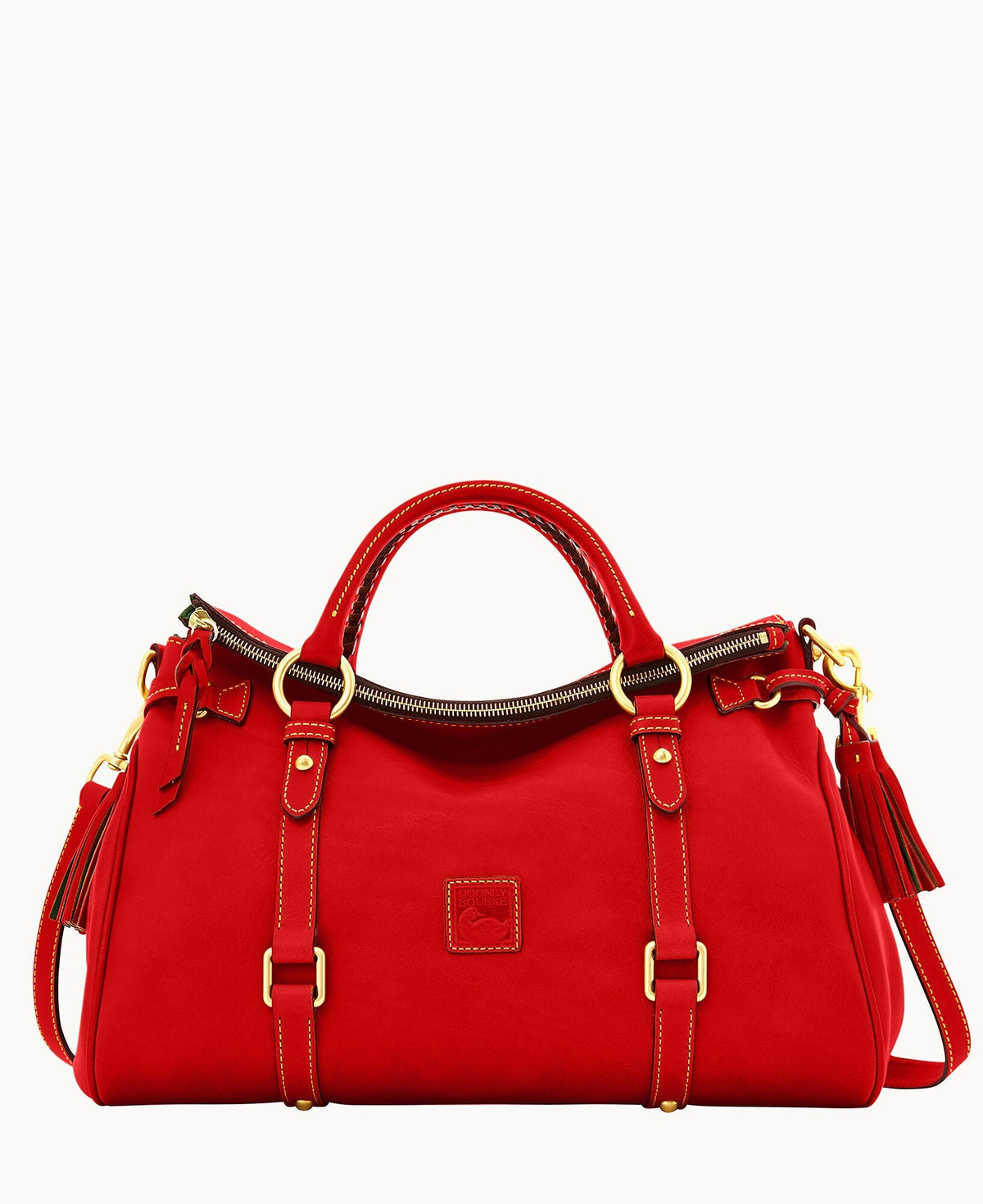 Florentine Large Satchel - Red