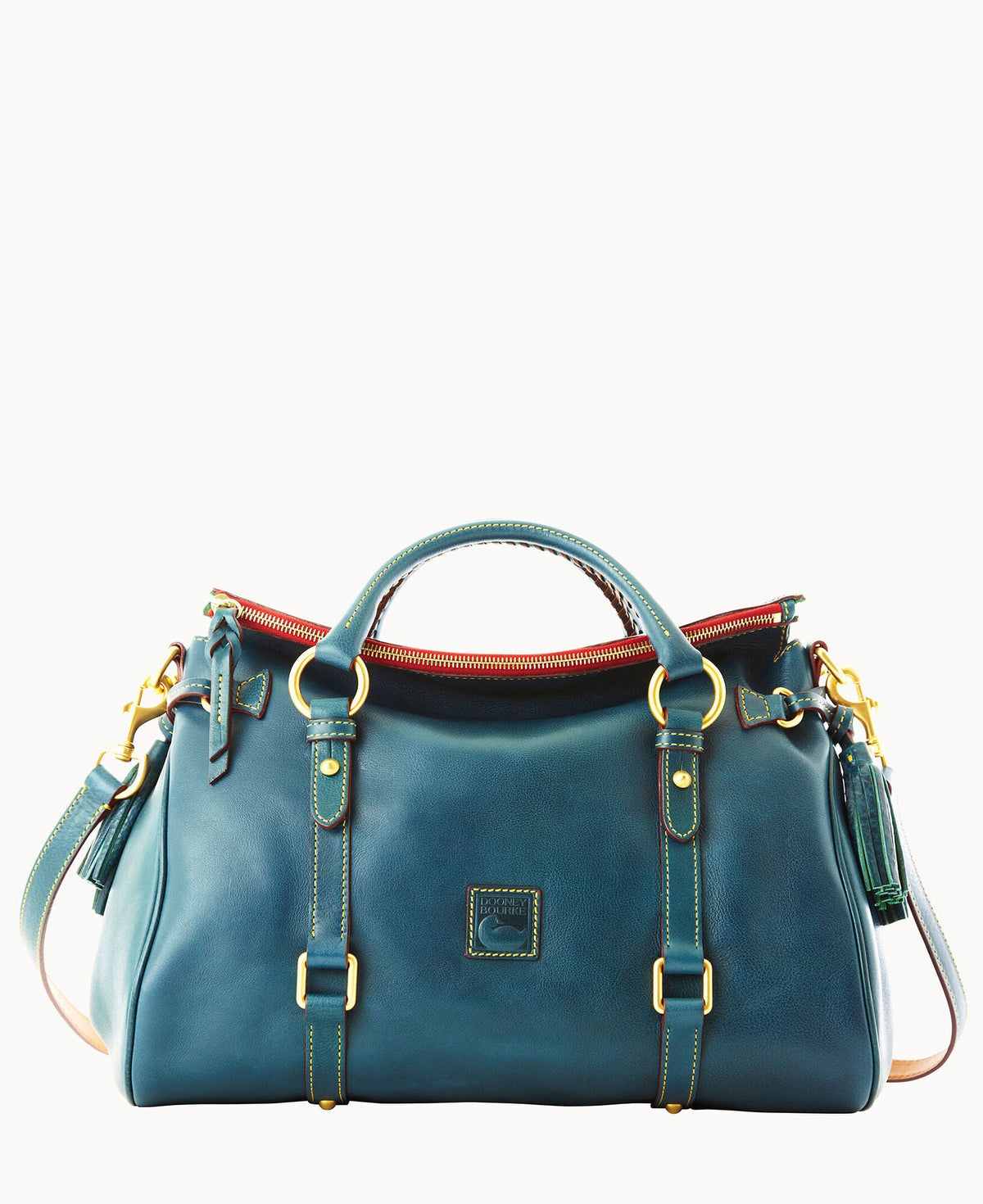 Florentine Large Satchel - Teal