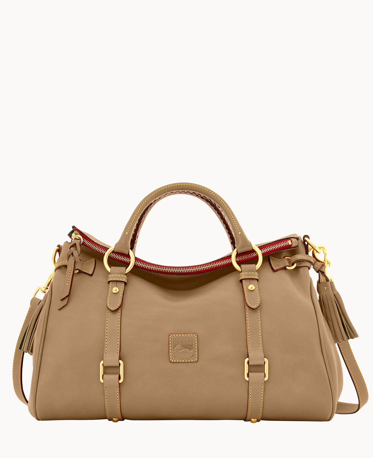 Florentine Large Satchel - Light Taupe