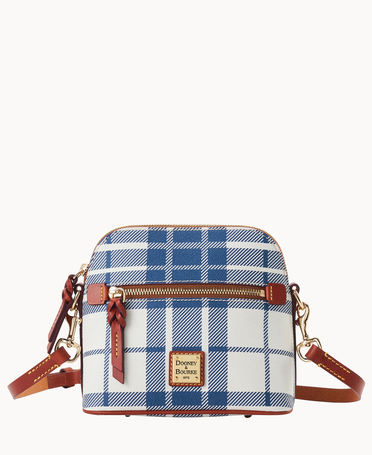 Oxford Domed Crossbody - Navy