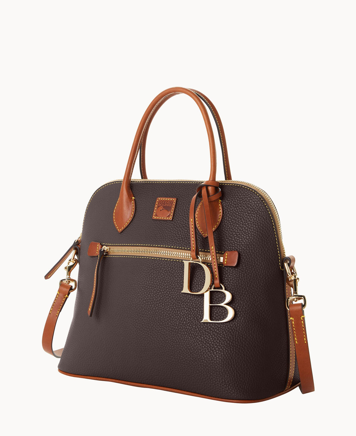 Pebble Grain Large Domed Satchel - Image 2
