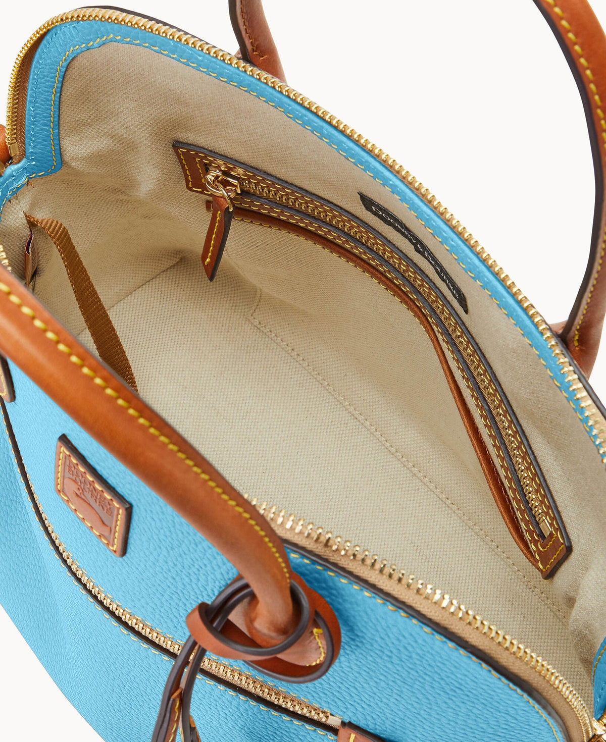 Pebble Grain Large Domed Satchel - Image 99