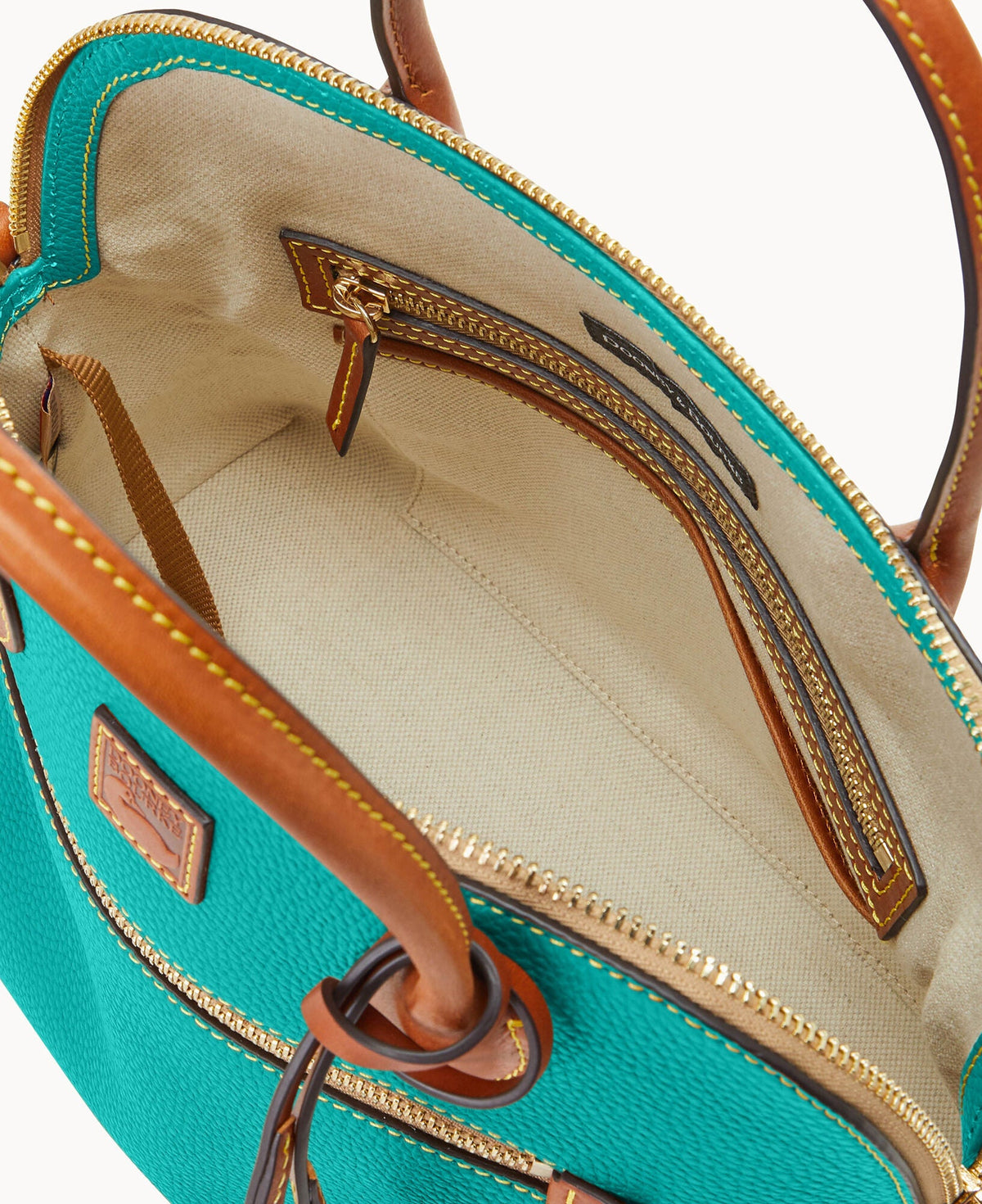 Pebble Grain Large Domed Satchel - Image 11