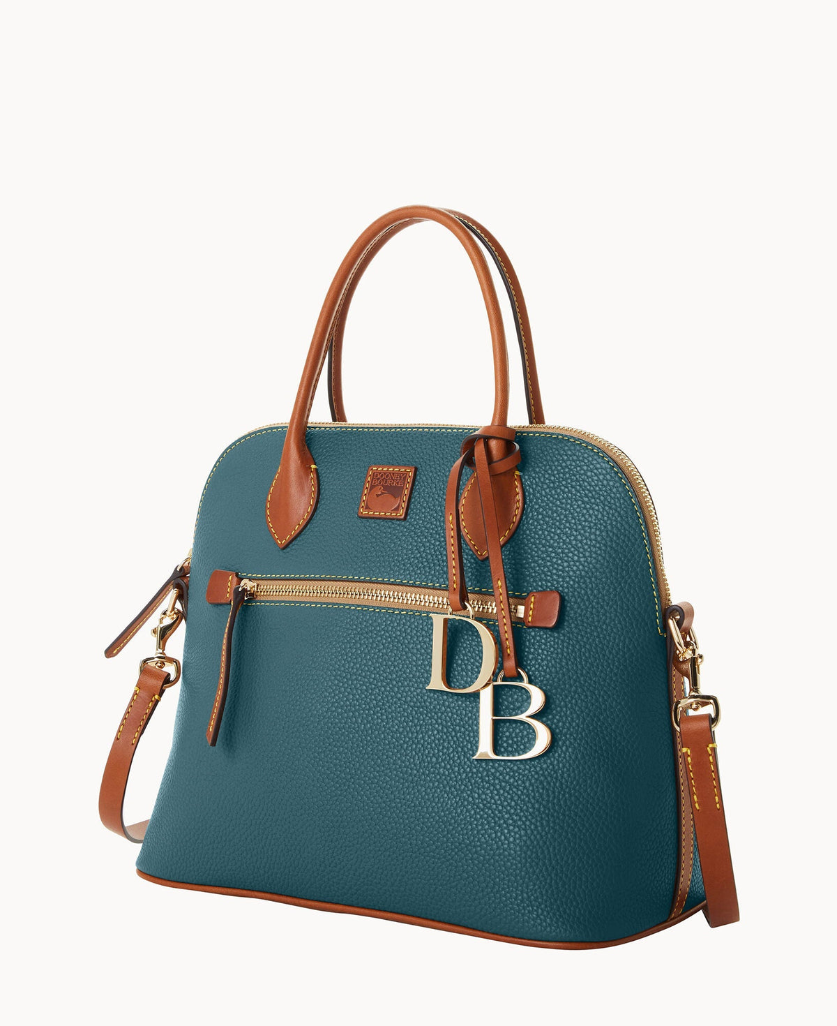 Pebble Grain Large Domed Satchel - Image 110