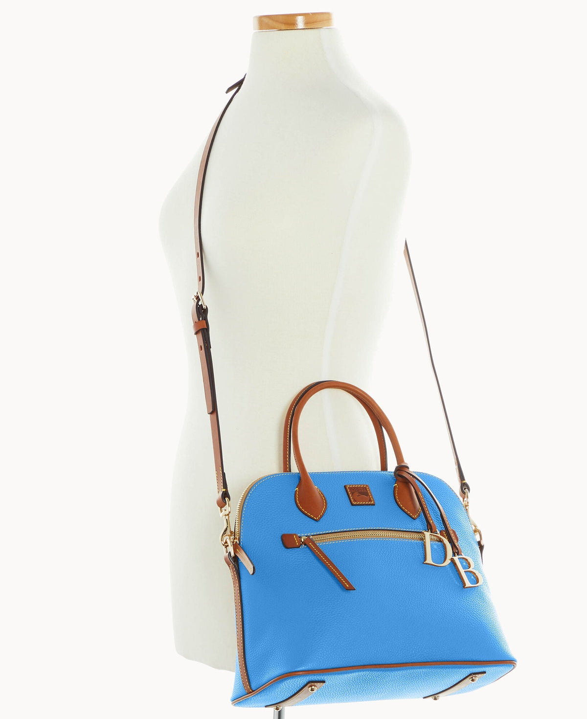 Pebble Grain Large Domed Satchel - Image 140