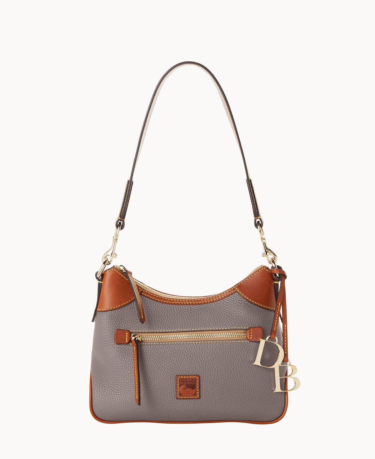 Pebble Grain Small Hobo - Elephant