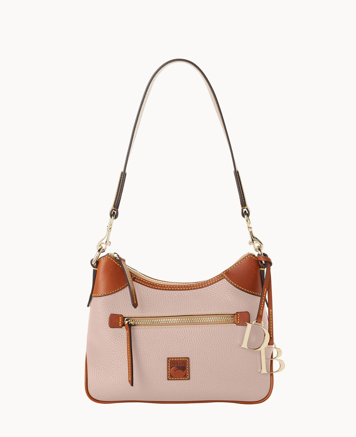Pebble Grain Small Hobo - Oyster