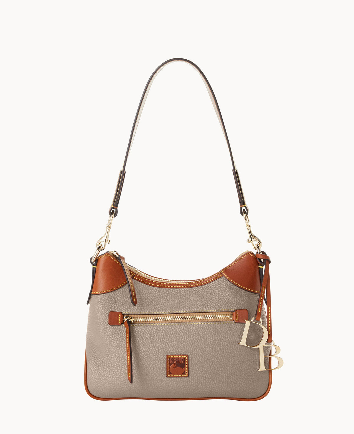 Pebble Grain Small Hobo - Taupe