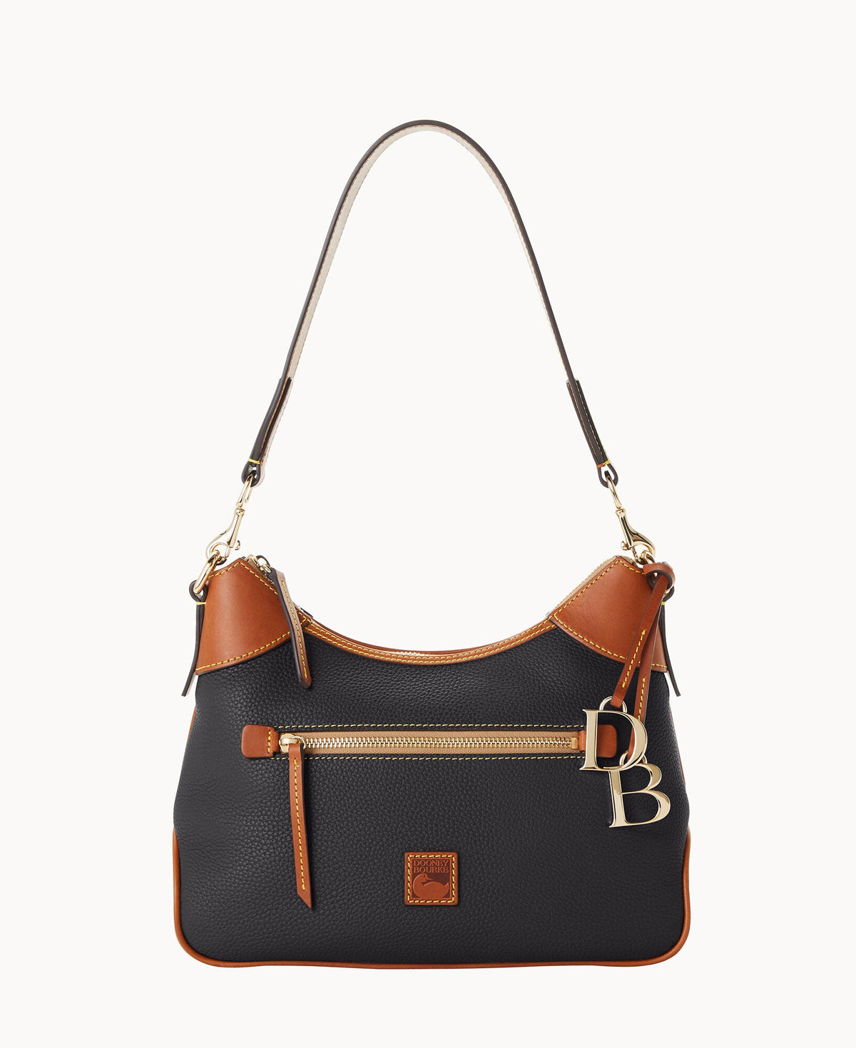 Pebble Grain Hobo - Black