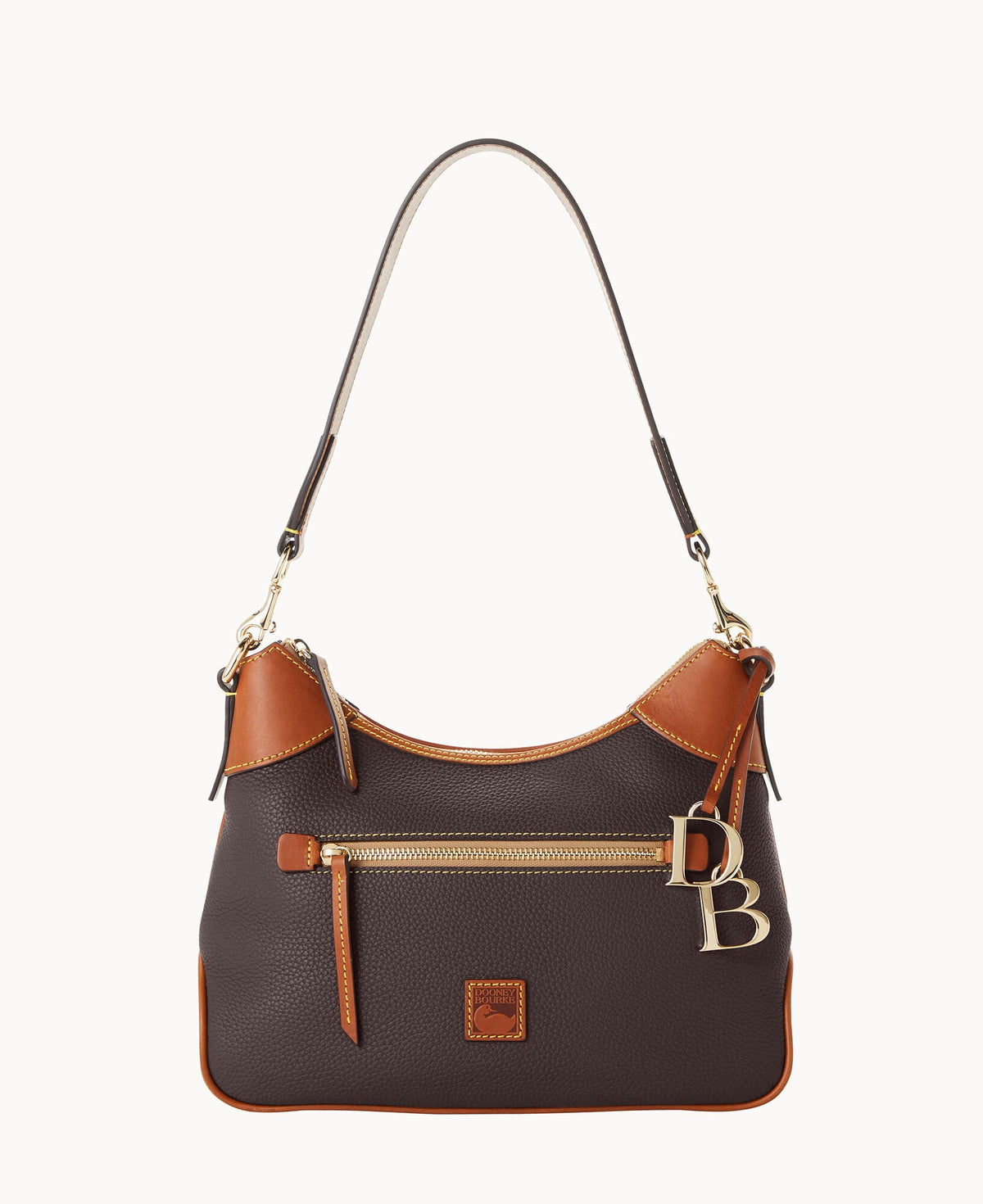 Pebble Grain Hobo - Brown Tmoro