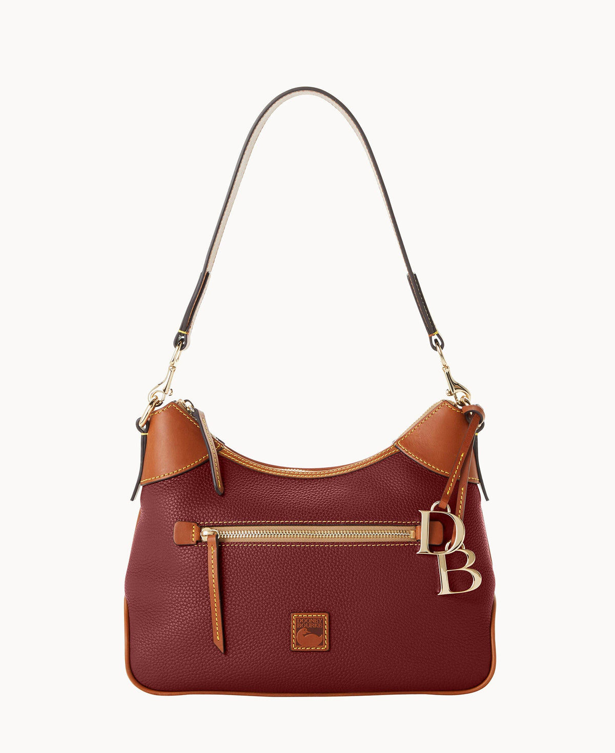 Pebble Grain Hobo - Bordeaux