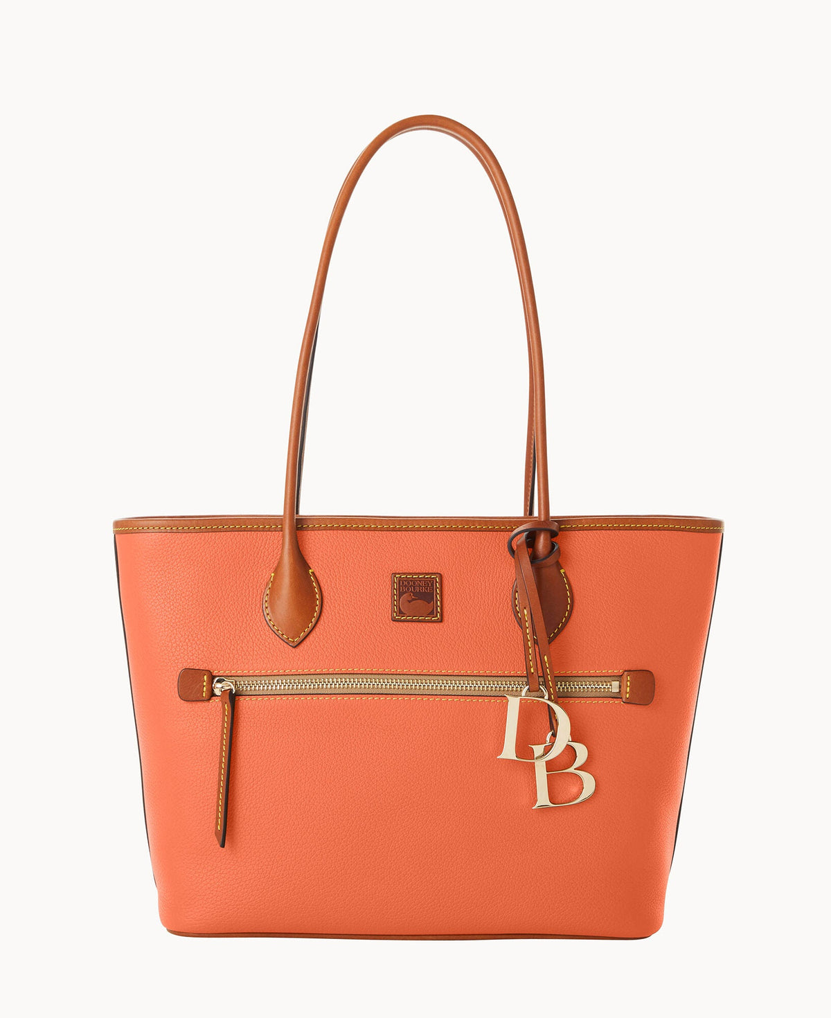 Pebble Grain Tote - Coral