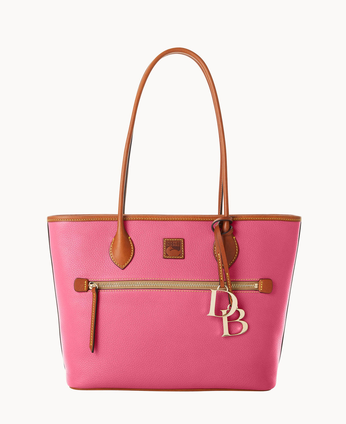 Pebble Grain Tote - Hot Pink