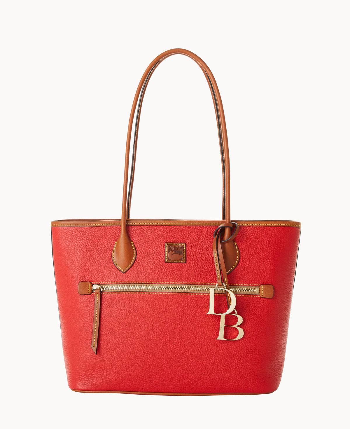Pebble Grain Tote - Red