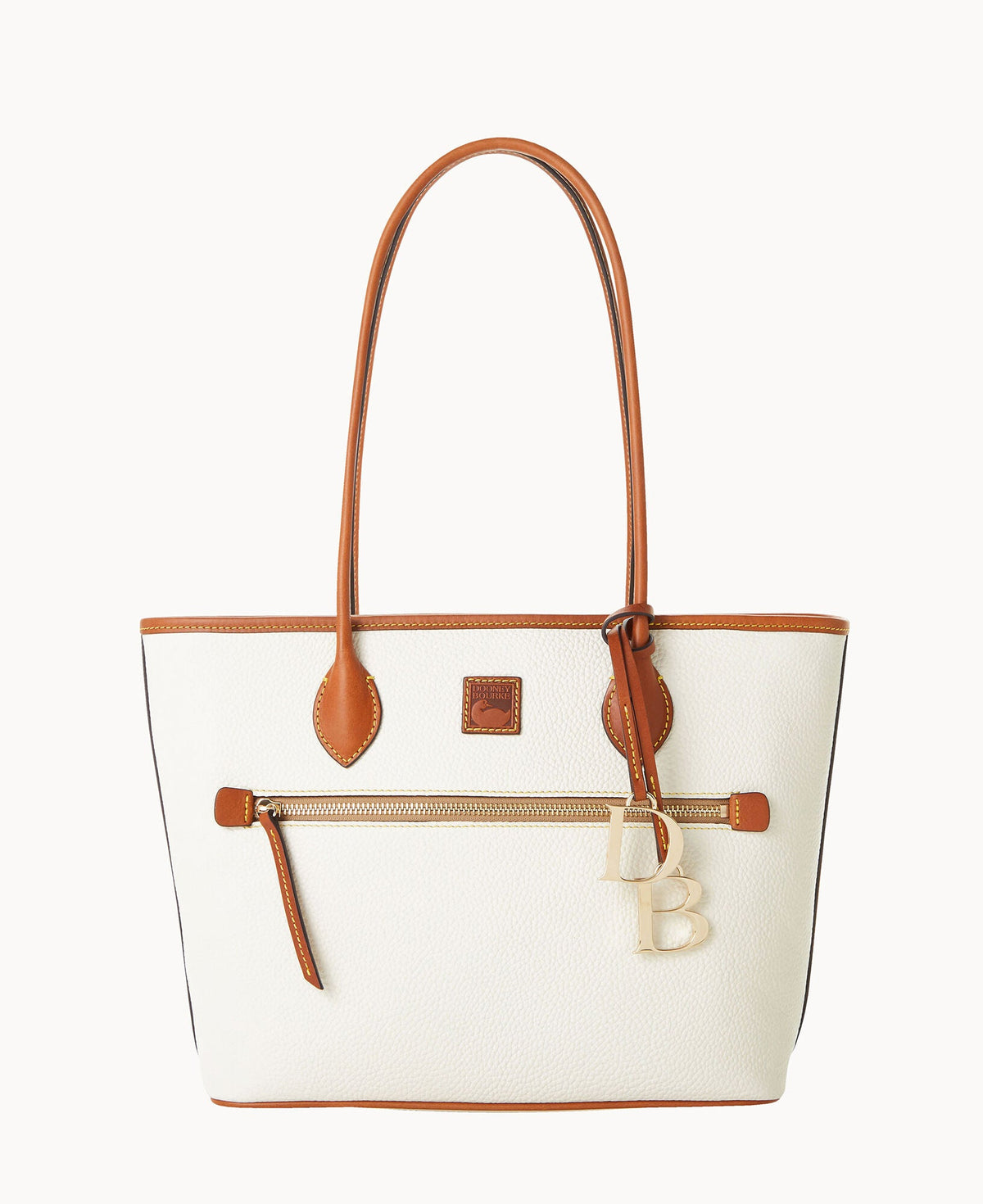 Pebble Grain Tote - White