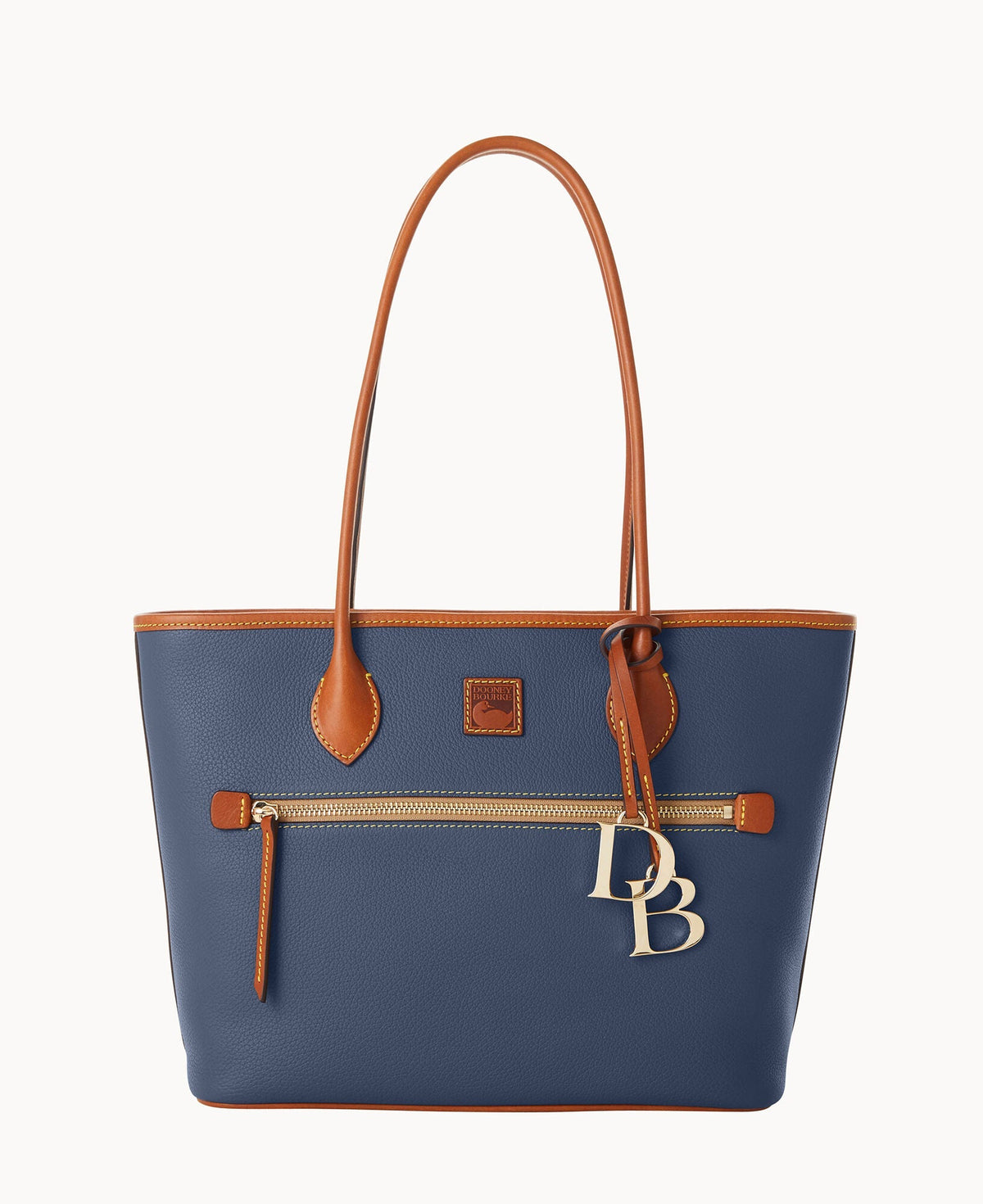 Pebble Grain Tote - Steel Blue