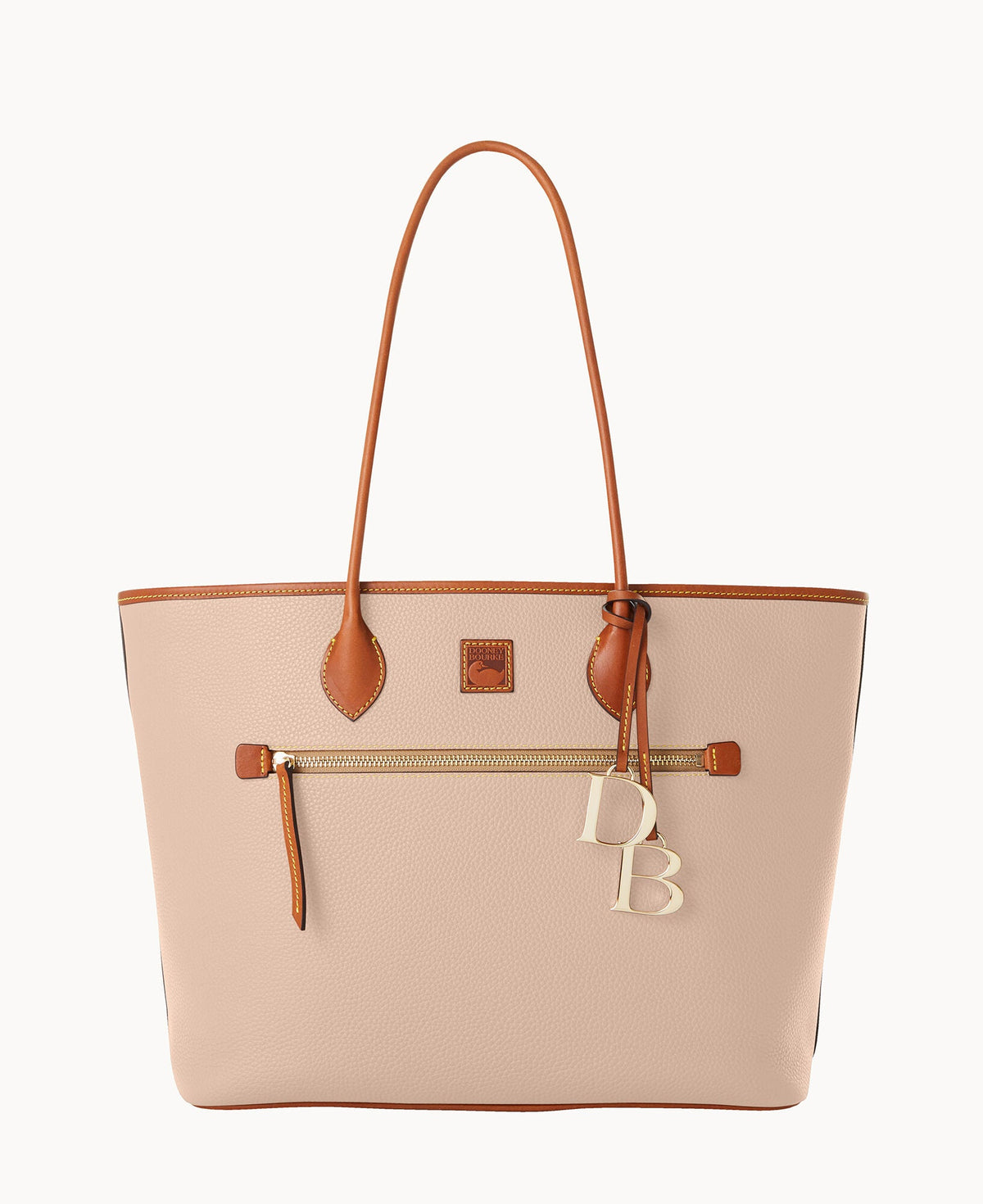 Pebble Grain Large Tote - Blush
