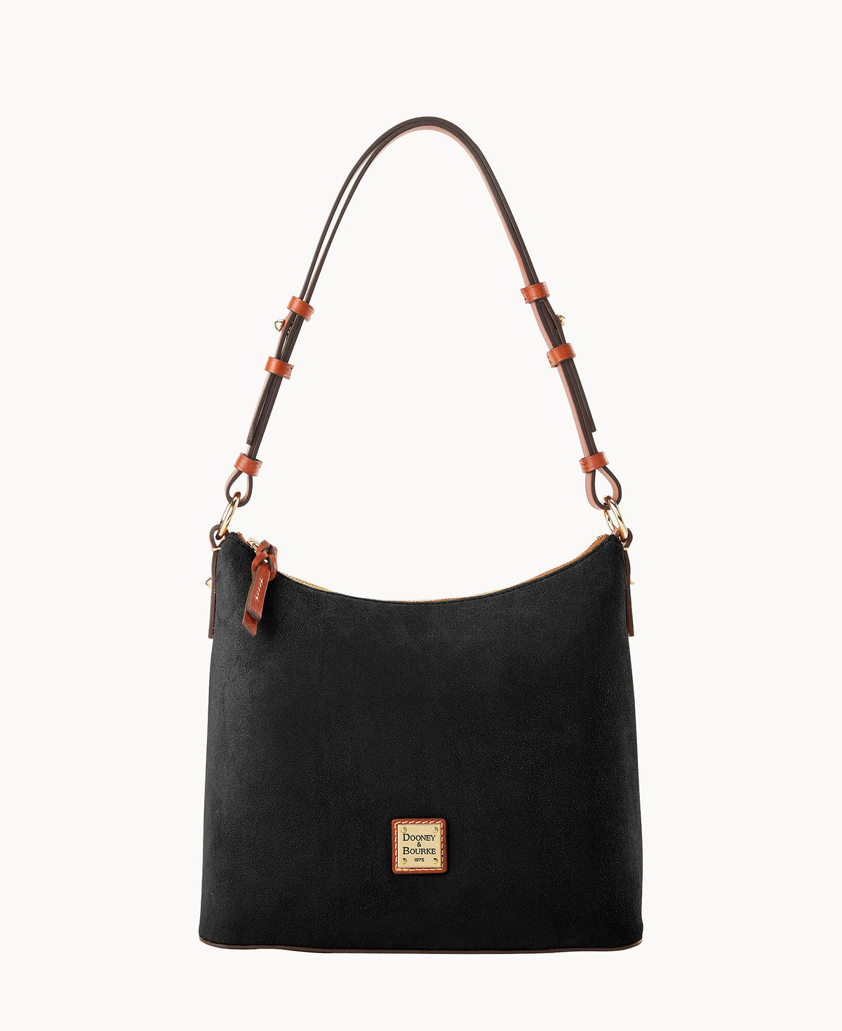 Suede Hobo - Black
