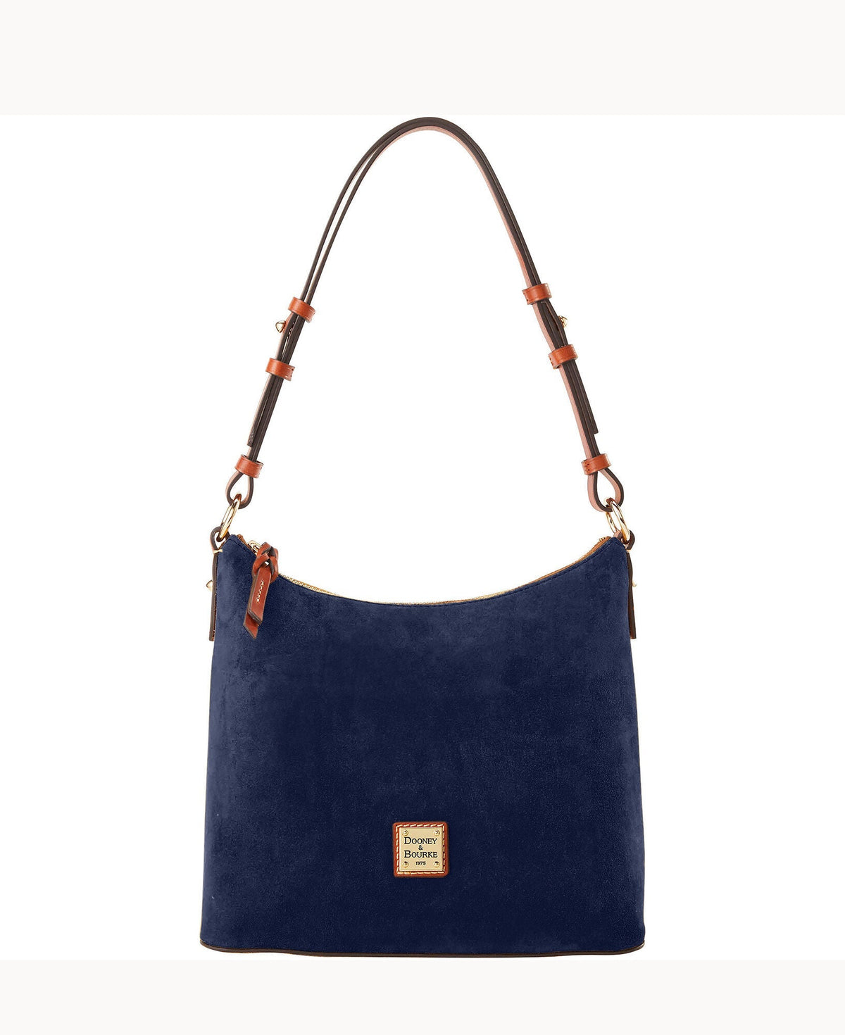 Suede Hobo - Navy