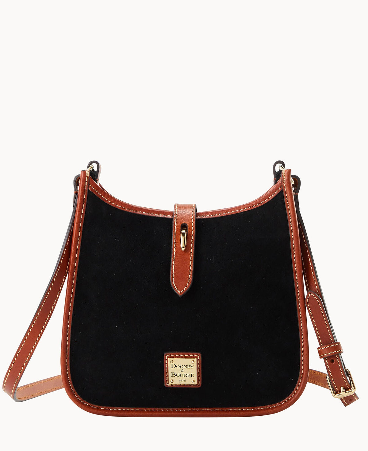 Suede Small Messenger - Black