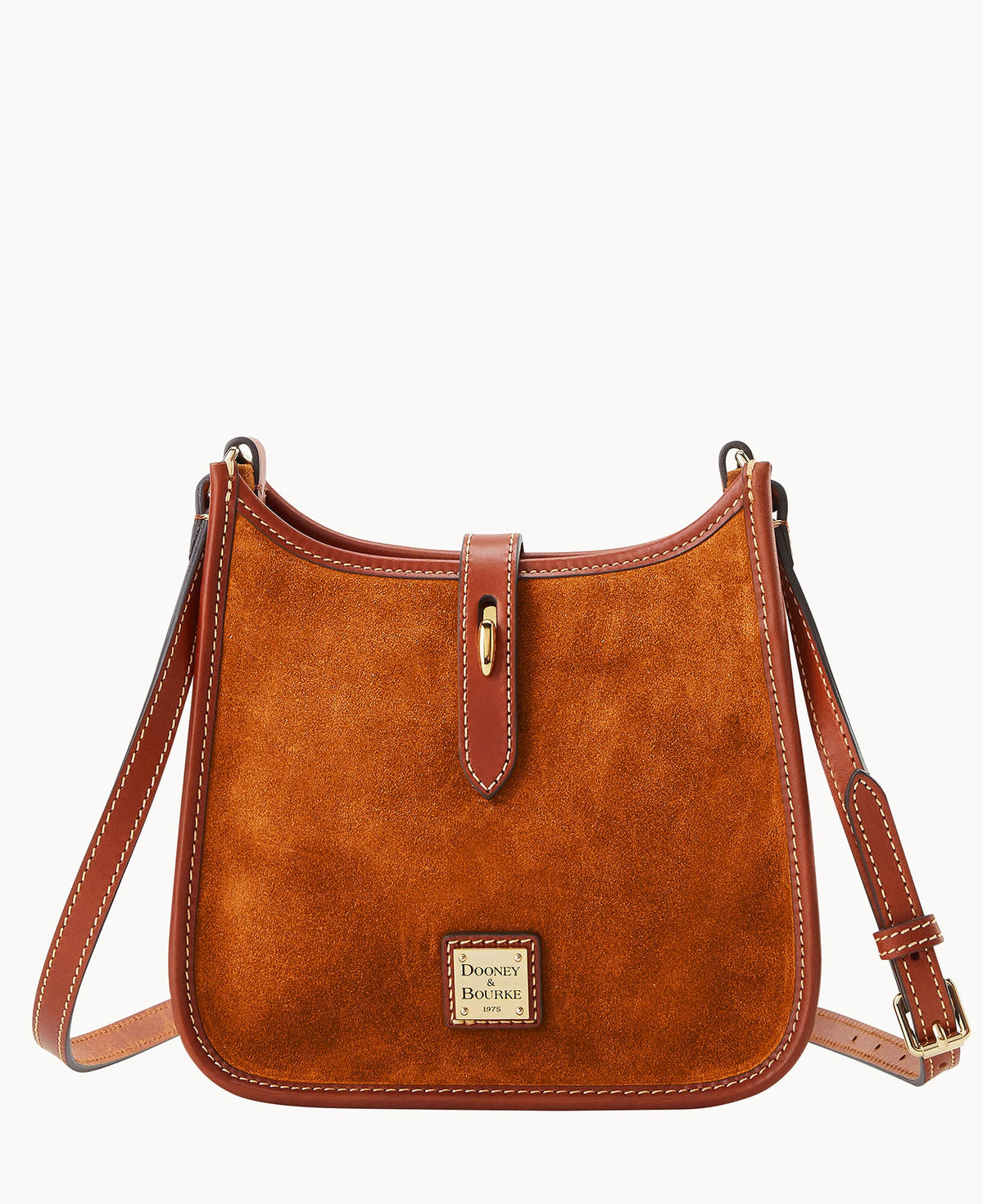 Suede Small Messenger - Honey