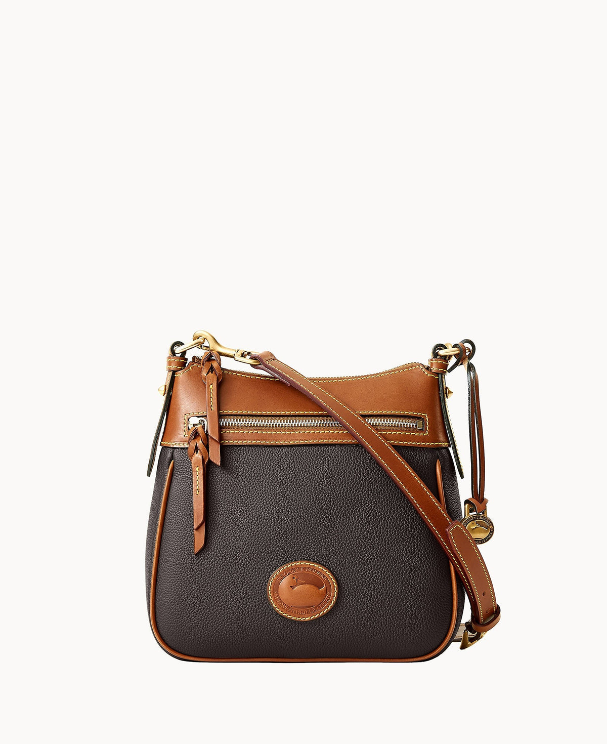 All Weather Leather 3.0 Zip Top Crossbody 23 - Black