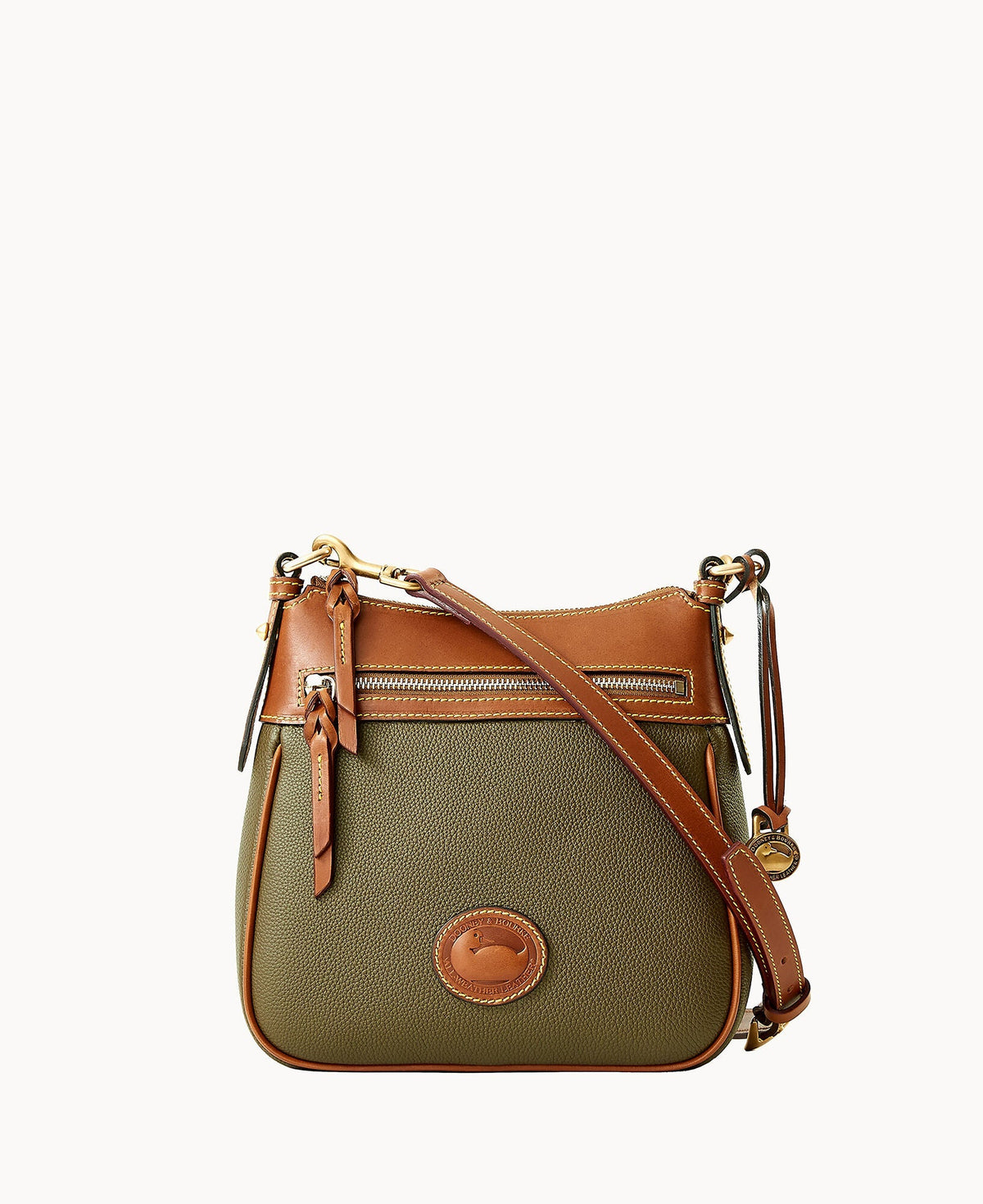 All Weather Leather 3.0 Zip Top Crossbody 23 - Green
