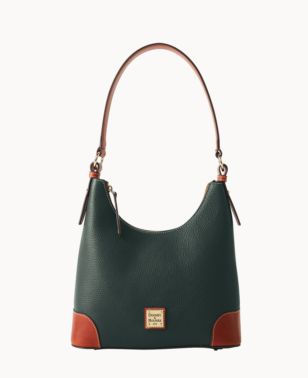Pebble Grain Small Hobo - Forest