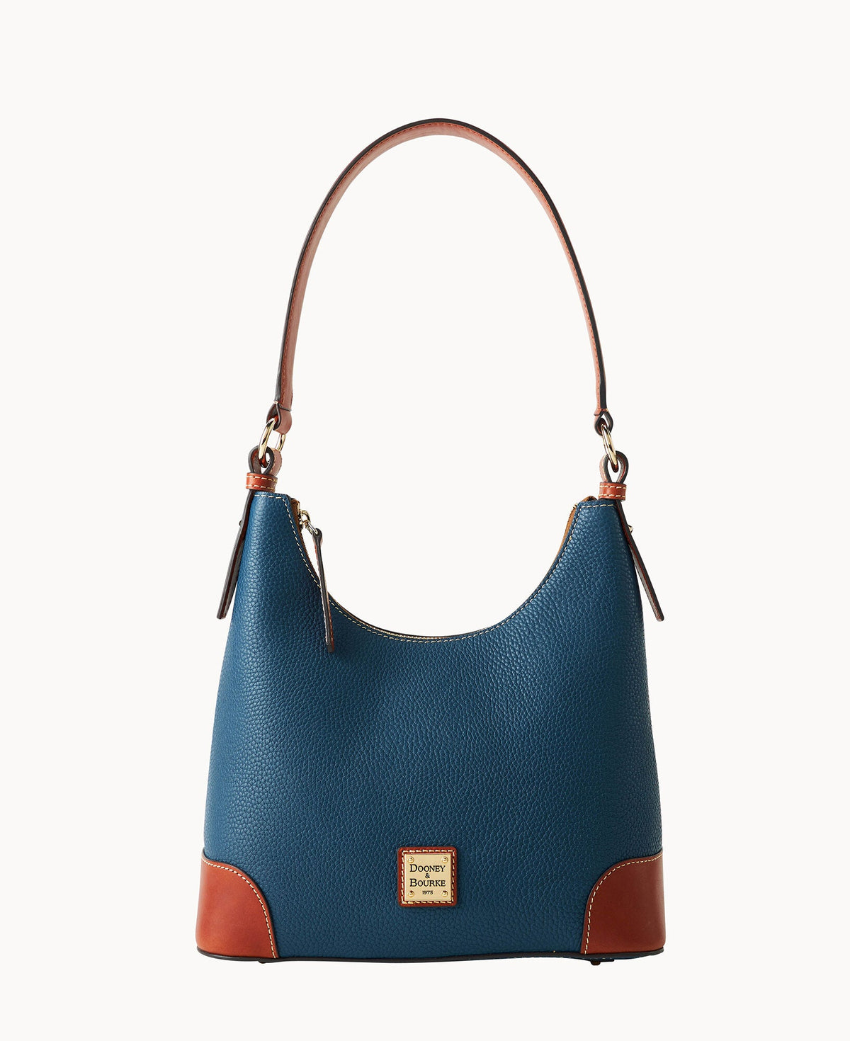 Pebble Grain Small Hobo - Jeans