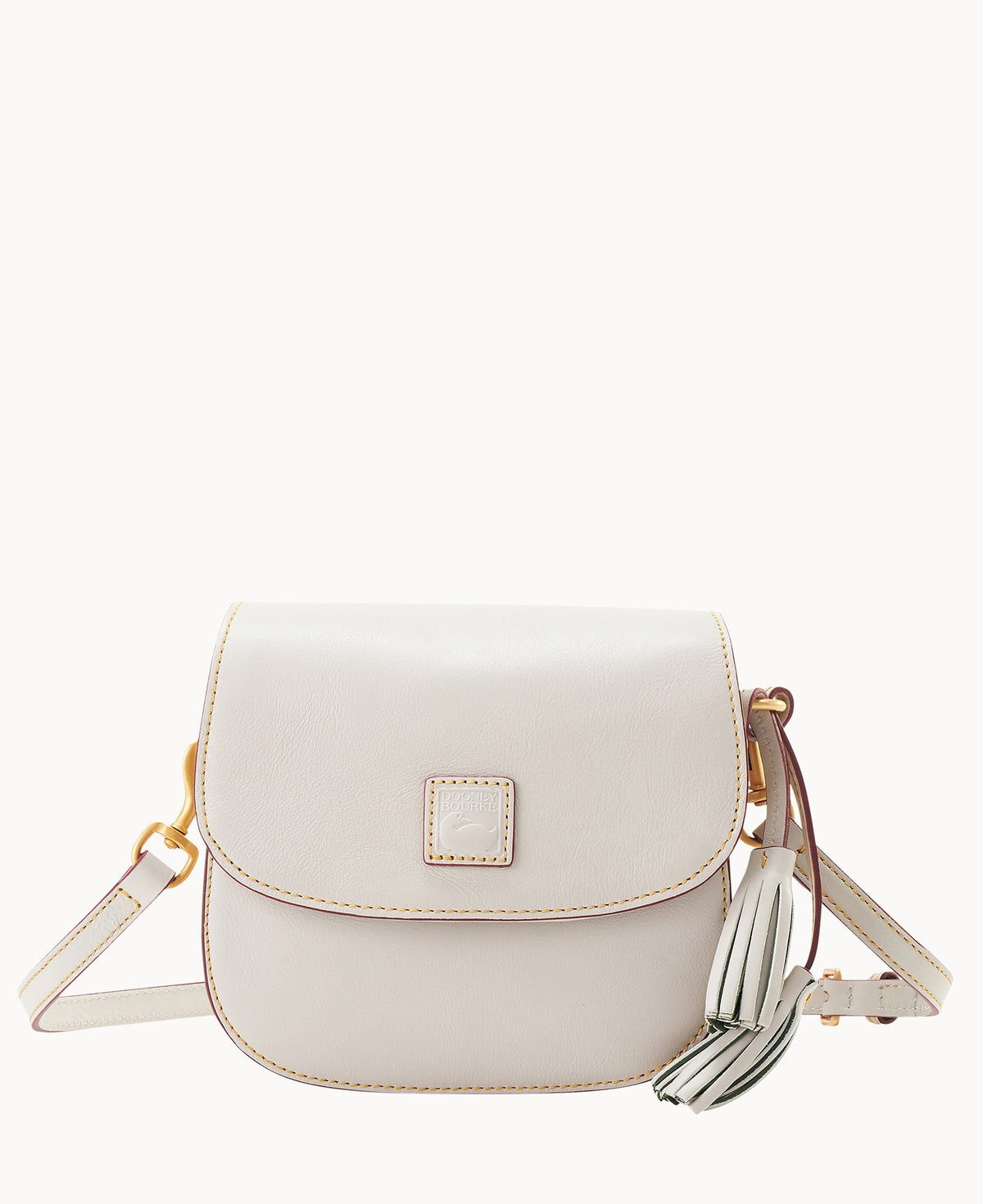 Florentine Flap Crossbody - Ecru