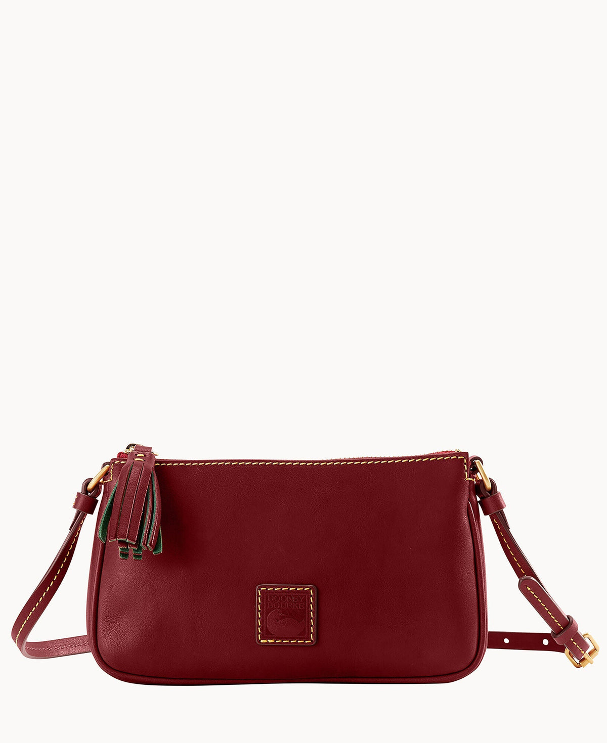 Florentine Slim Crossbody - Bordeaux