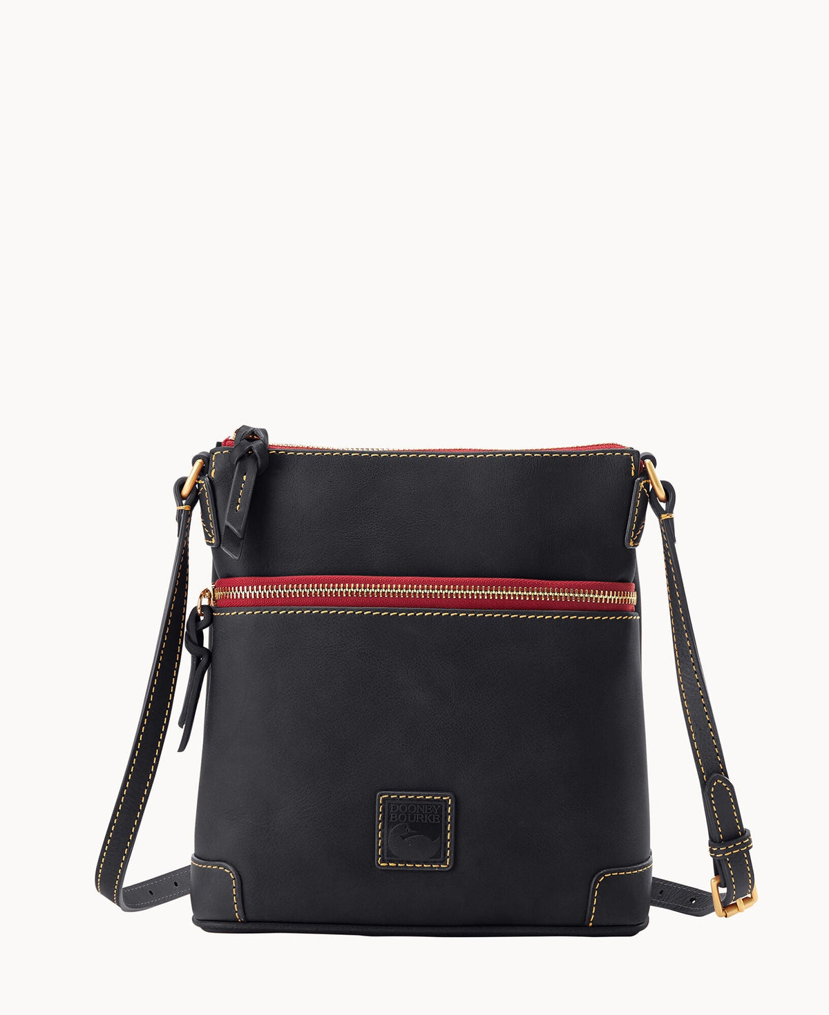 Florentine Small Tassel Crossbody - Black Black