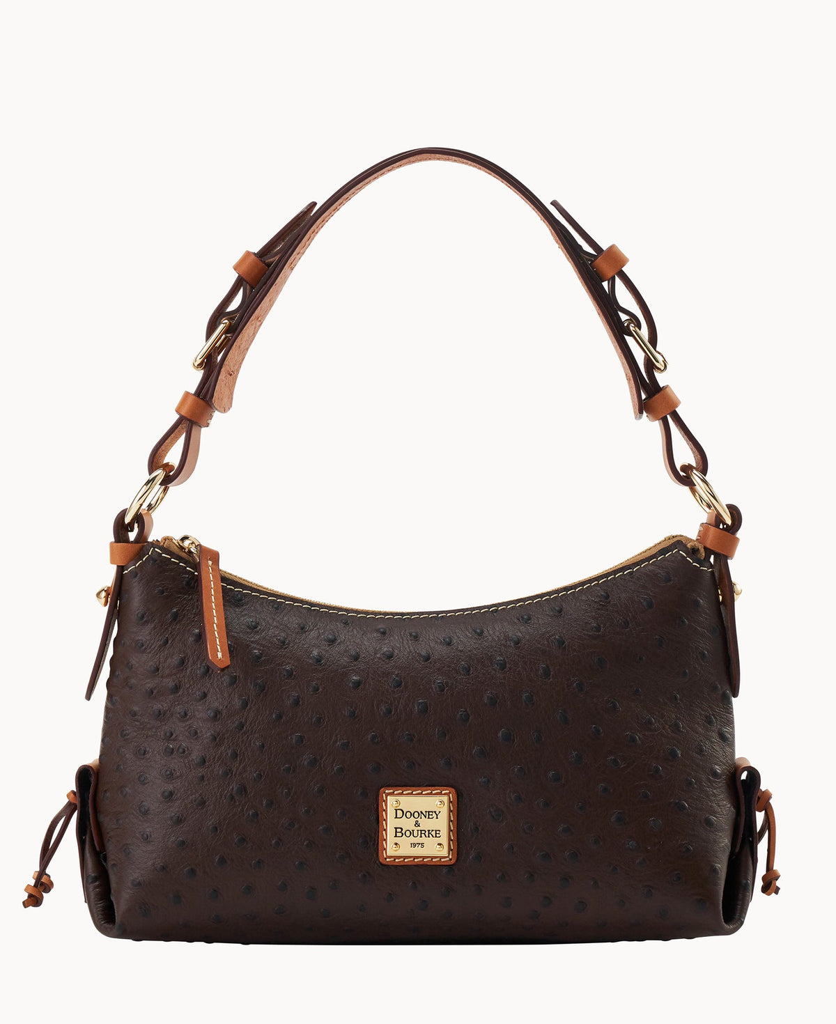 Ostrich Hobo 25 - Brown Tmoro