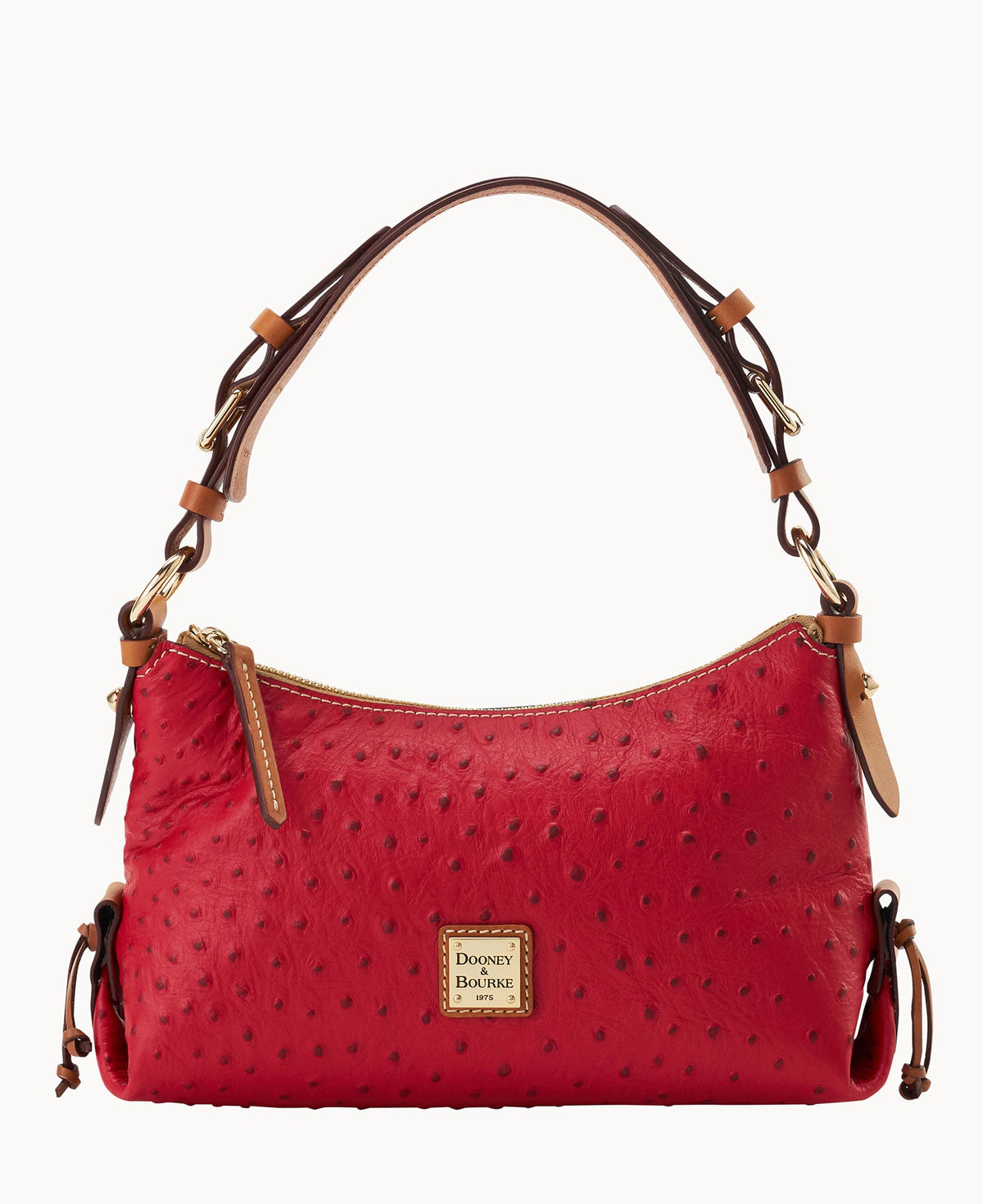 Ostrich Hobo 25 - Crimson